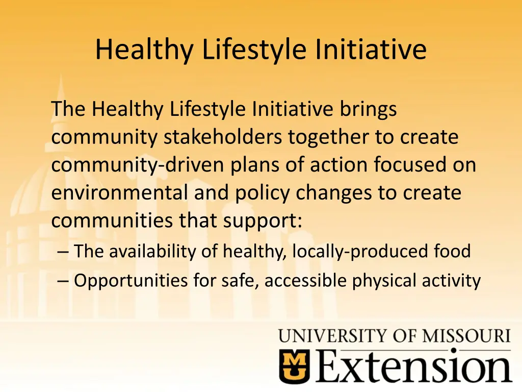 healthy lifestyle initiative 1