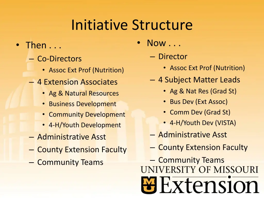 initiative structure