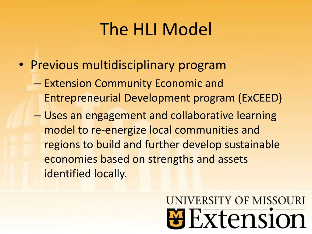 the hli model