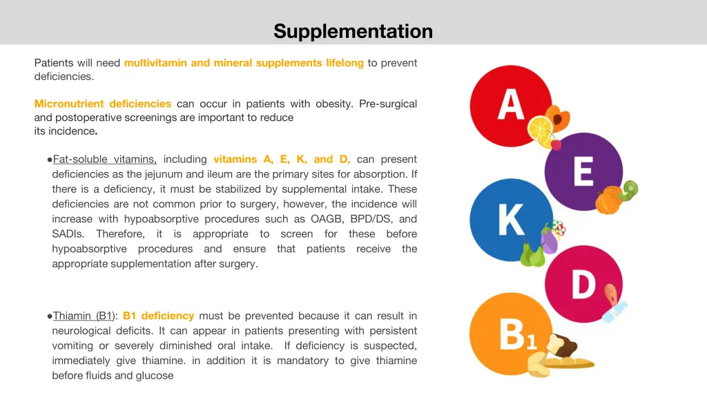 supplementation