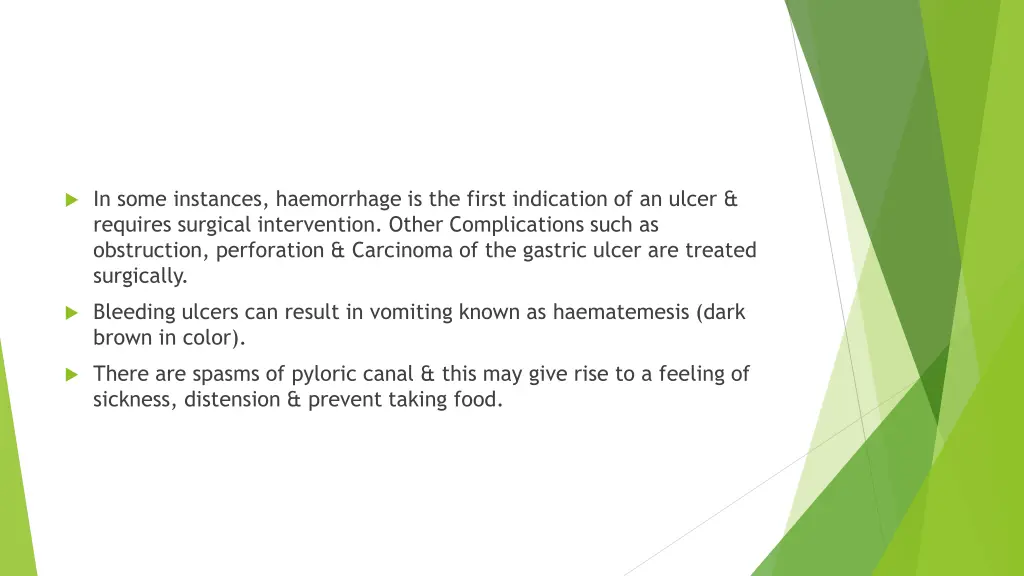 in some instances haemorrhage is the first