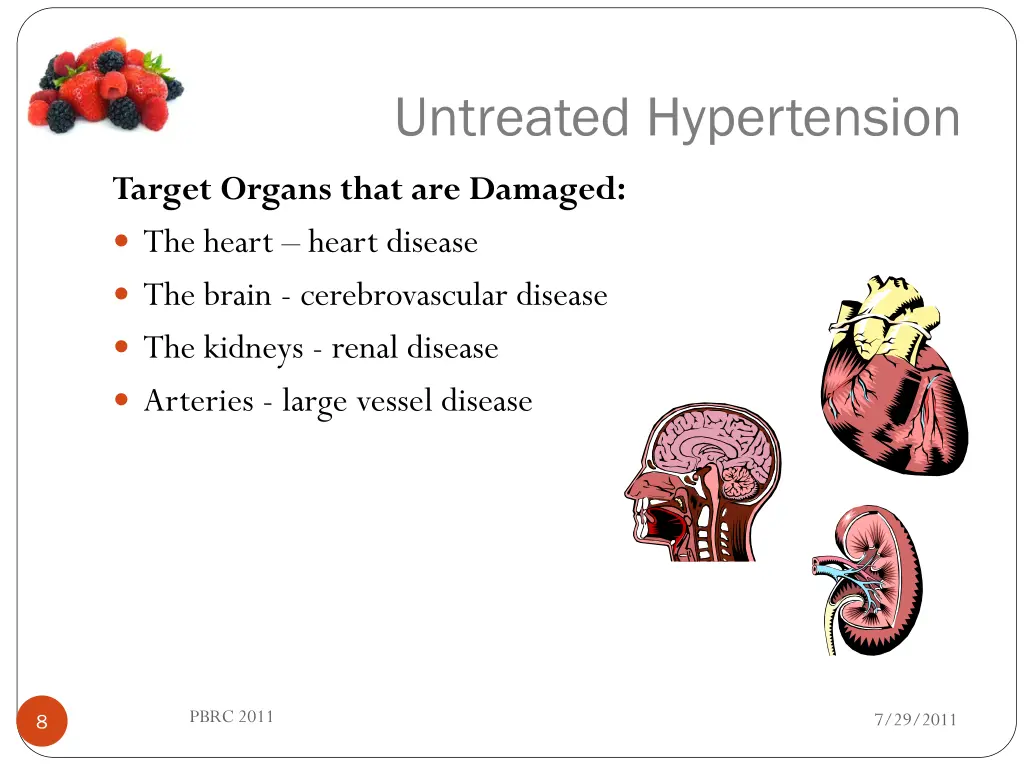 untreated hypertension