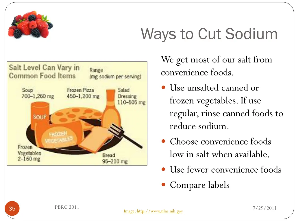 ways to cut sodium 1