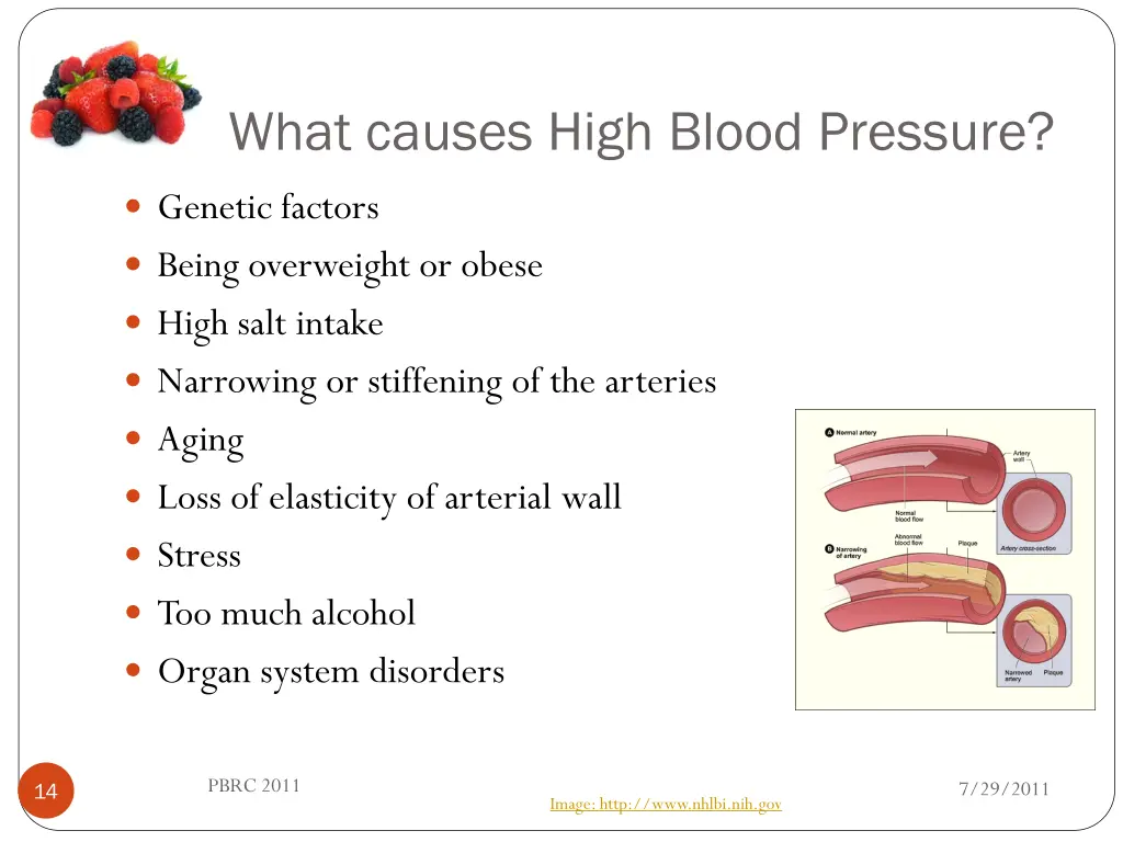 what causes high blood pressure