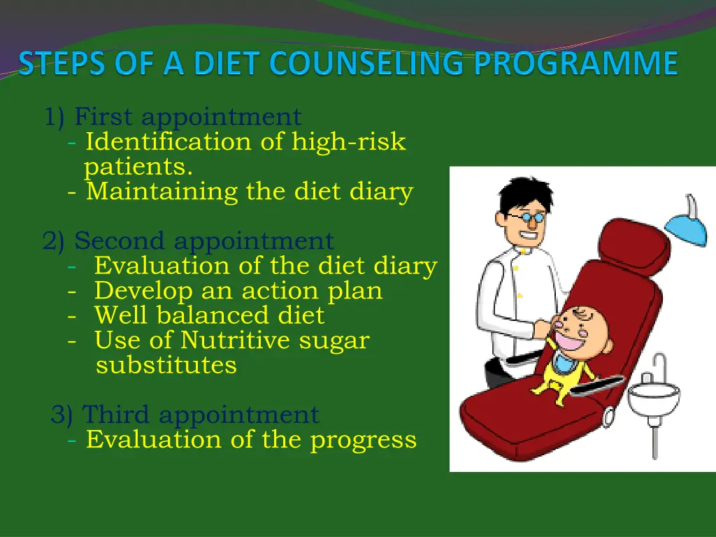 1 first appointment identification of high risk