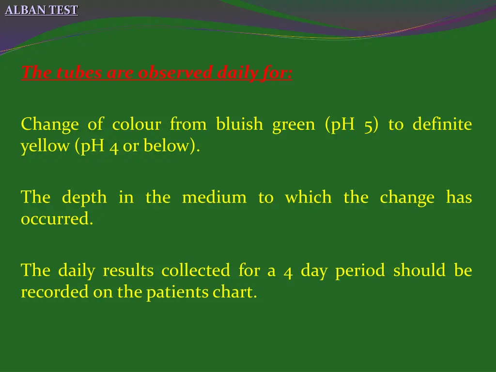 alban test