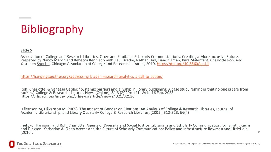 bibliography 1