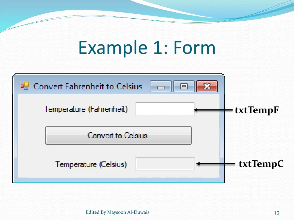 example 1 form