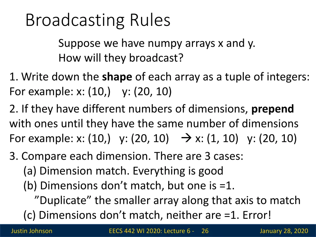 broadcasting rules