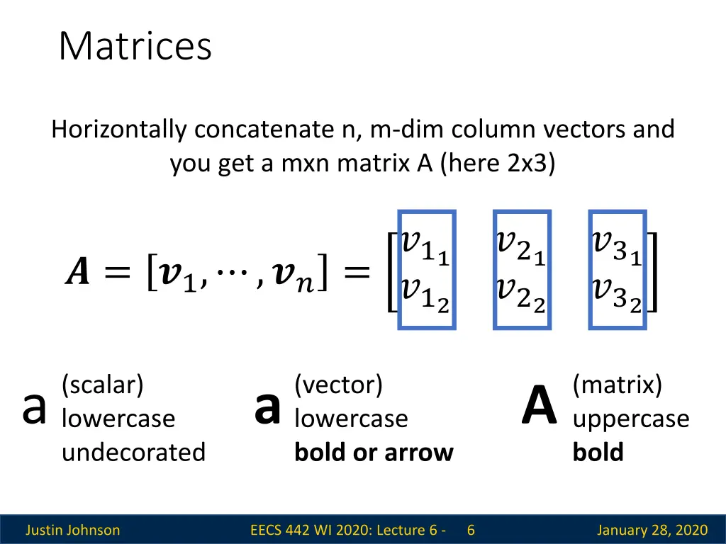 matrices 1