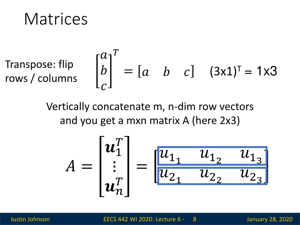 matrices 3