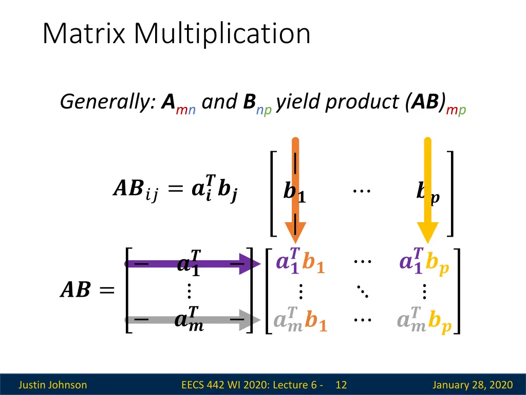 matrix multiplication 1