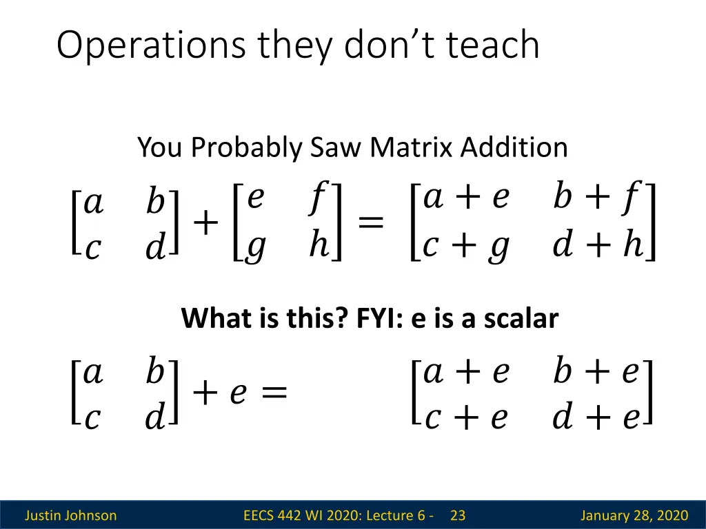 operations they don t teach