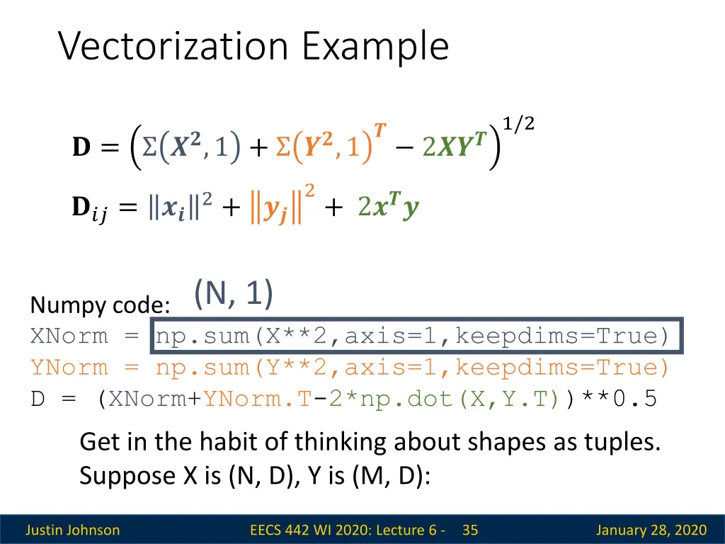 vectorization example 4