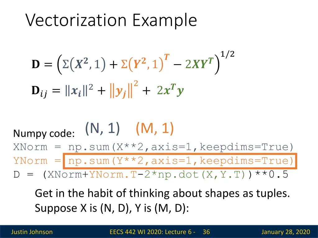 vectorization example 5