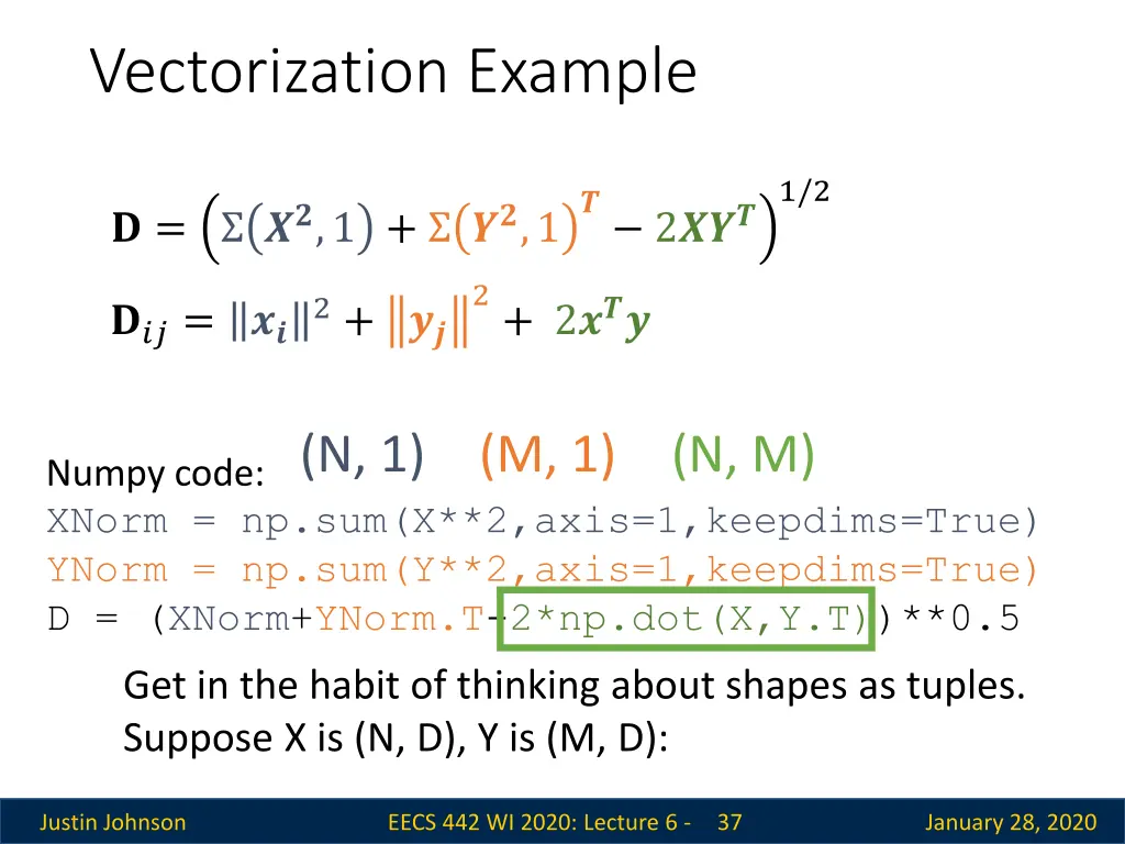 vectorization example 6