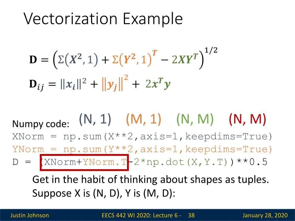 vectorization example 7