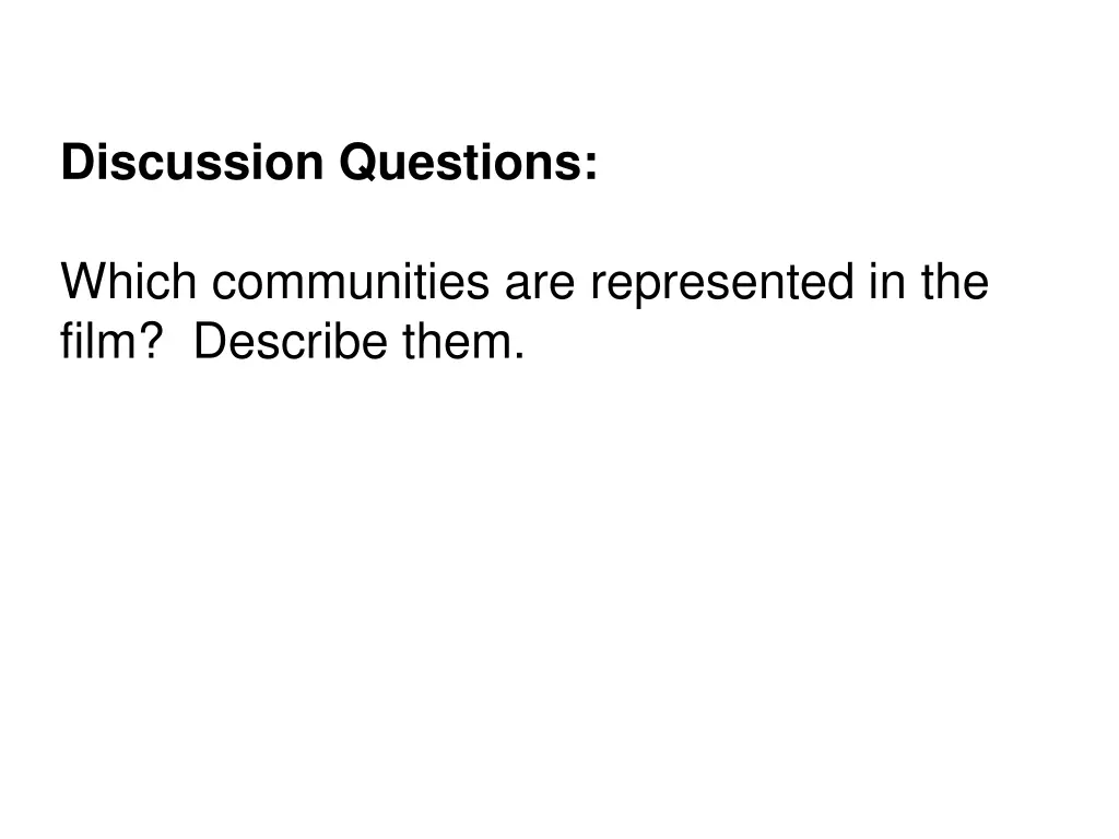 discussion questions 1