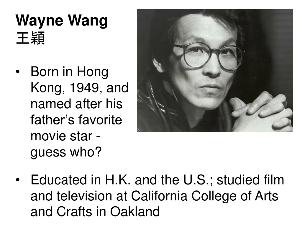 wayne wang