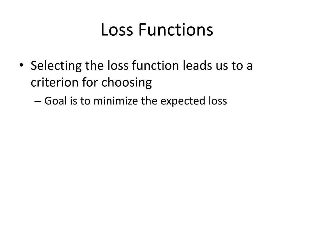 loss functions 1