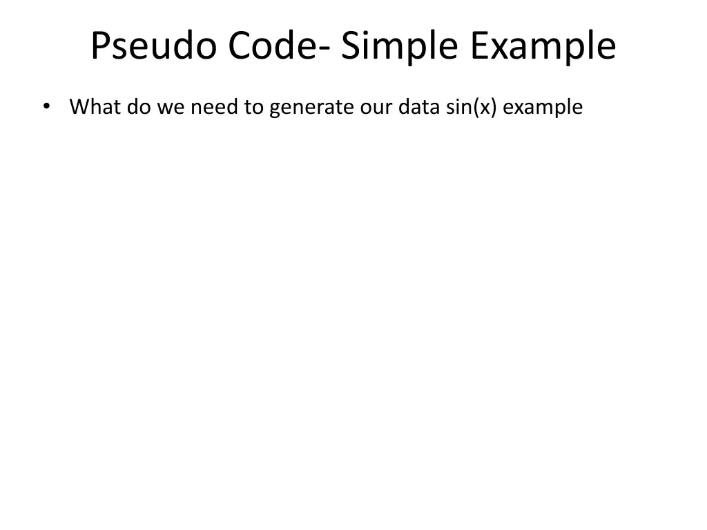 pseudo code simple example 1