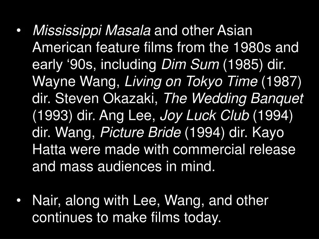 mississippi masala and other asian american