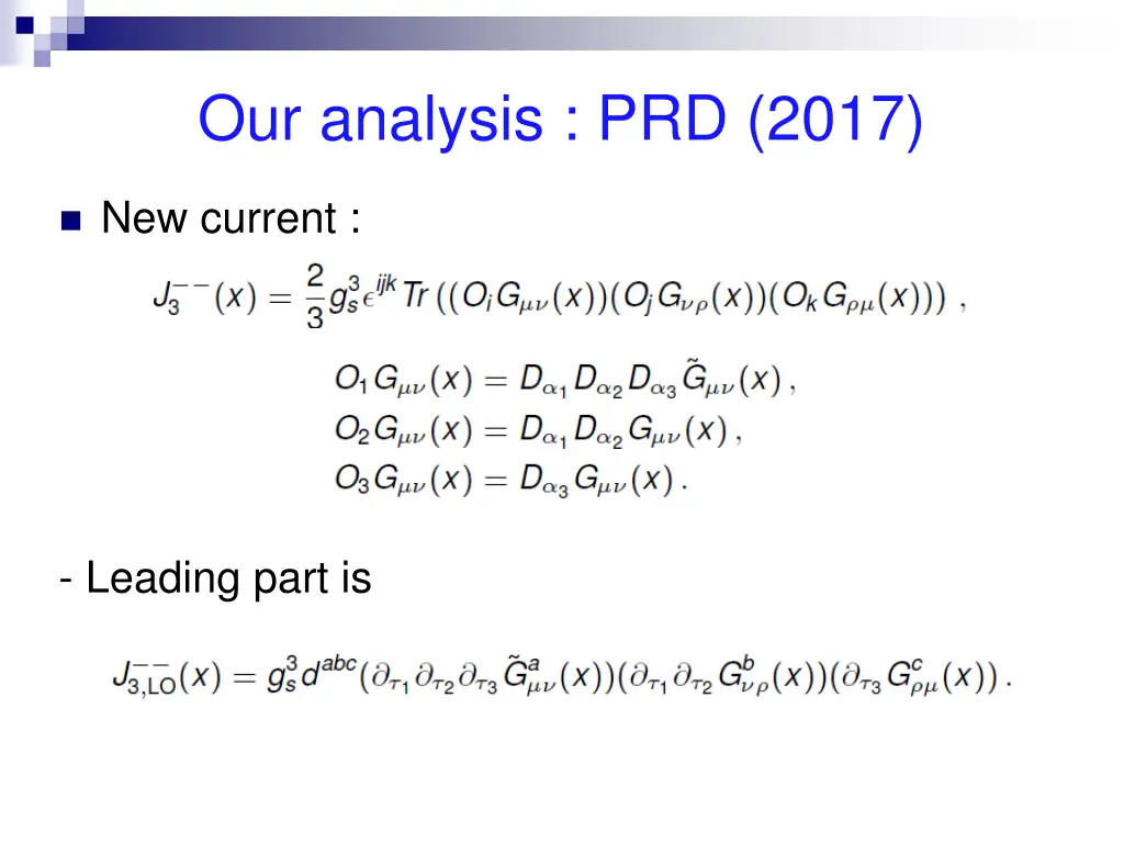 our analysis prd 2017