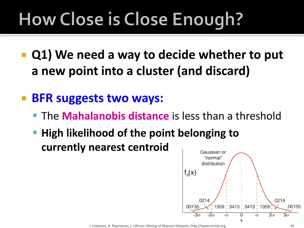 q1 we need a way to decide whether