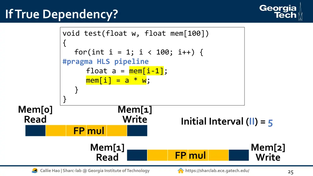 if true dependency