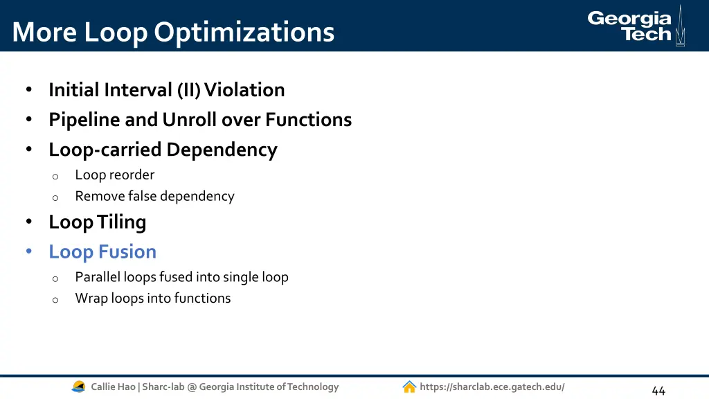 more loop optimizations 4