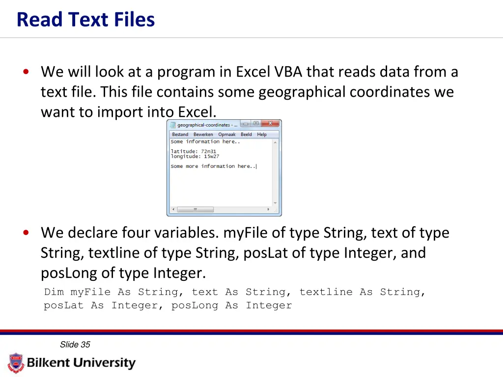 read text files