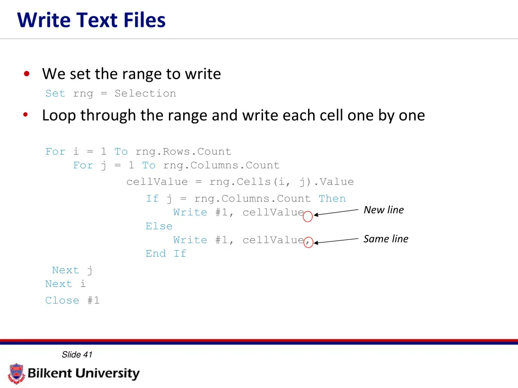 write text files 2