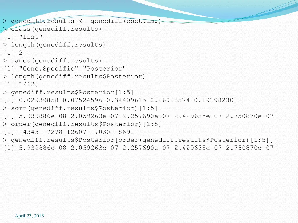 genediff results genediff eset lmg class genediff