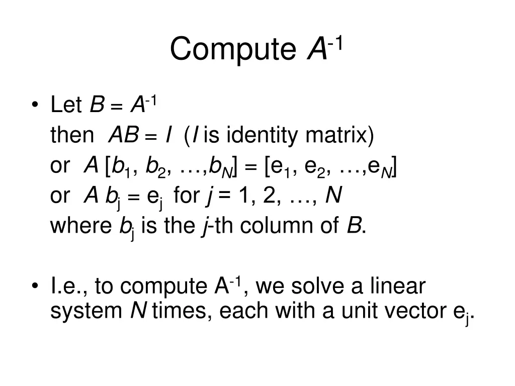 compute a 1