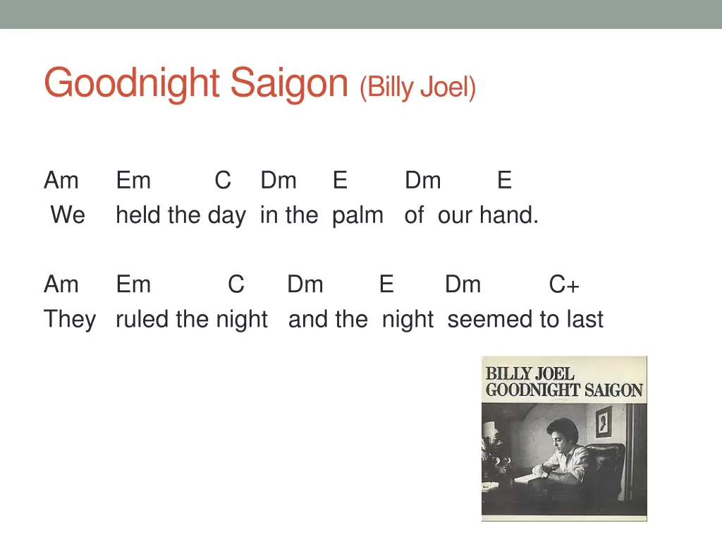 goodnight saigon billy joel