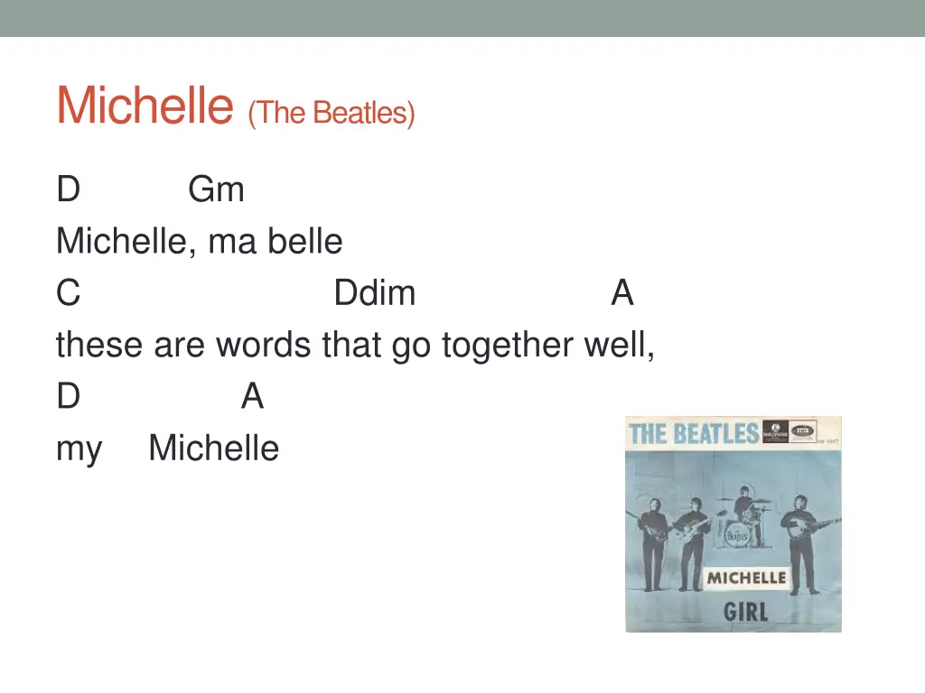 michelle the beatles