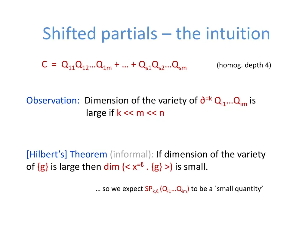 shifted partials the intuition 4