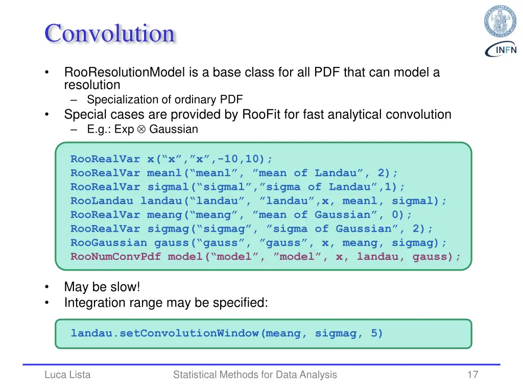 convolution