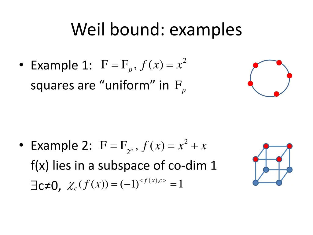 weil bound examples