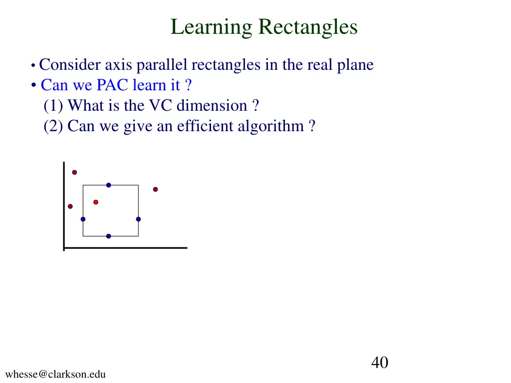 learning rectangles 2