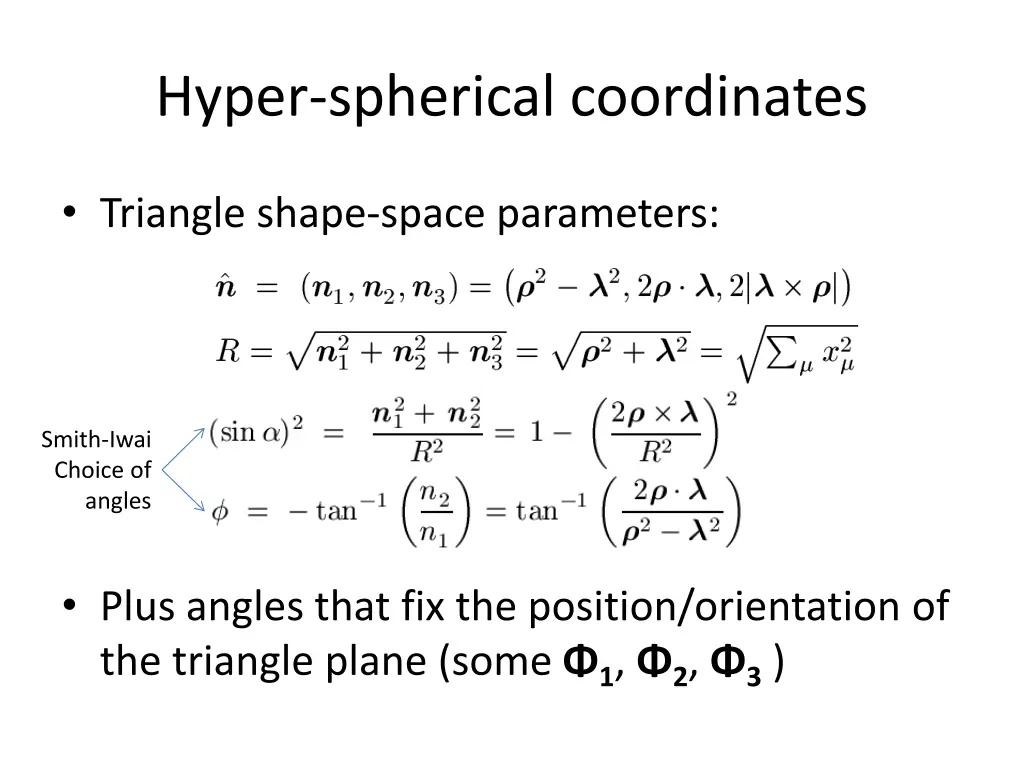 hyper spherical coordinates