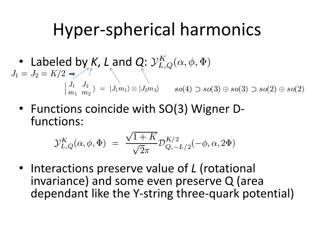 hyper spherical harmonics