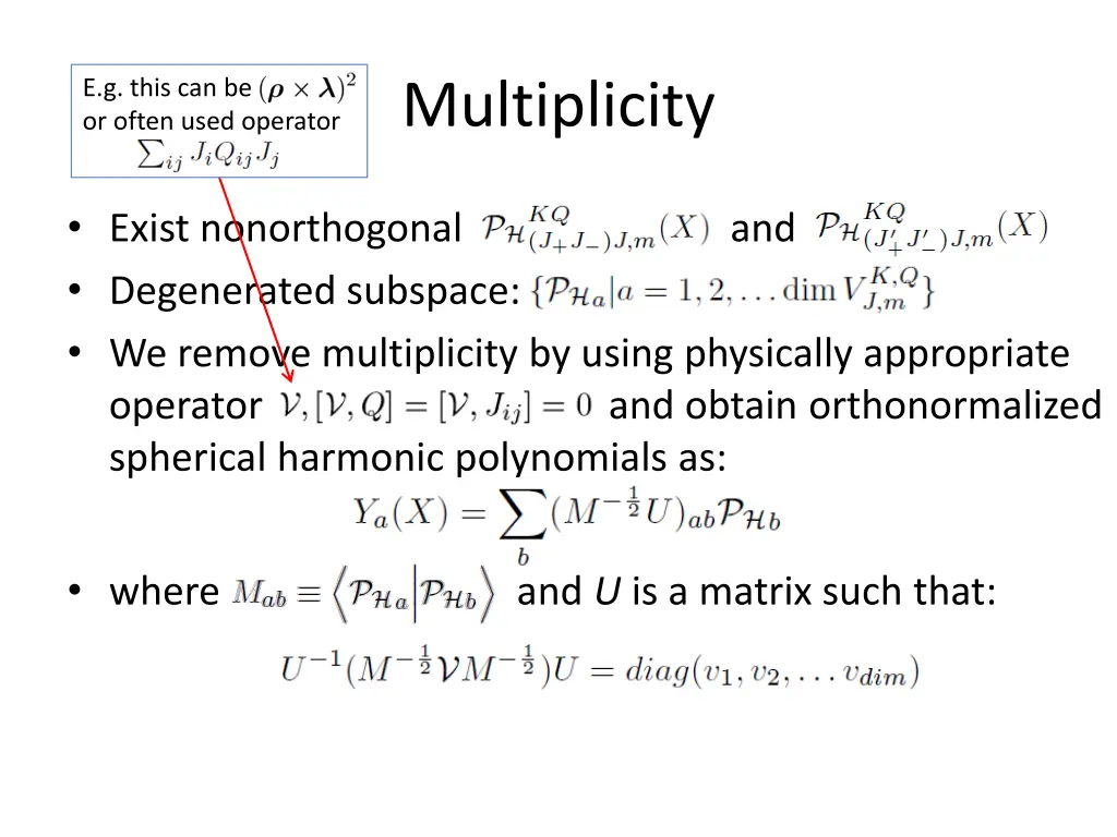 multiplicity