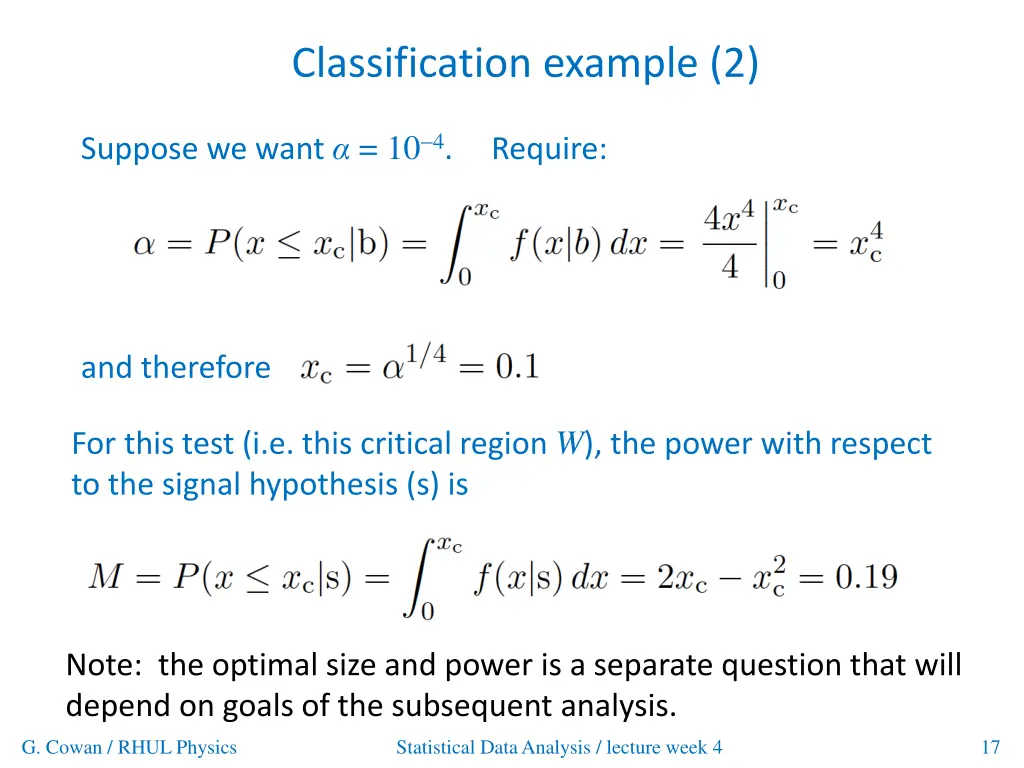 classification example 2