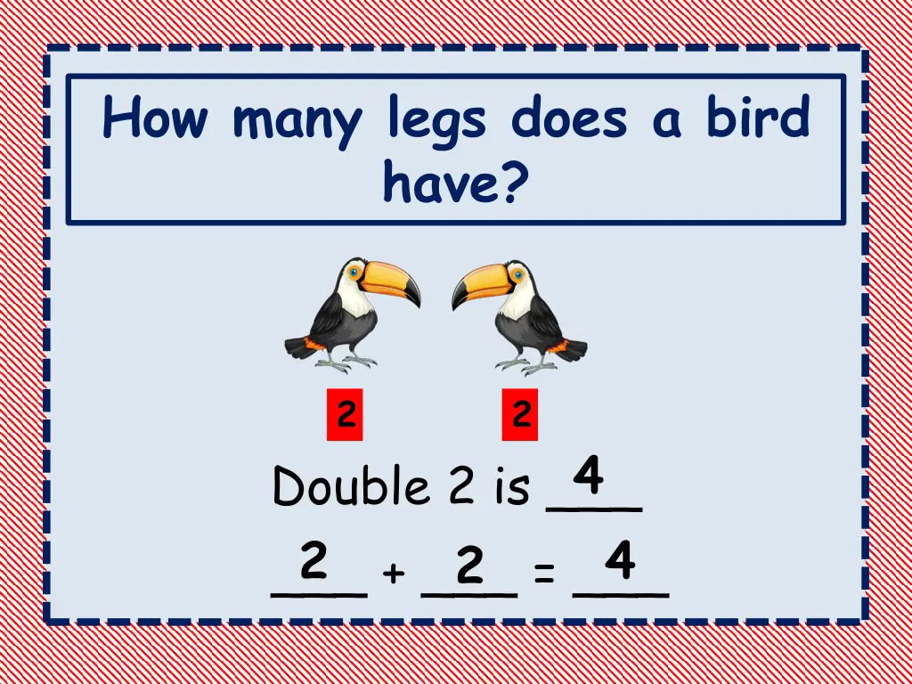 how many legs does a bird have