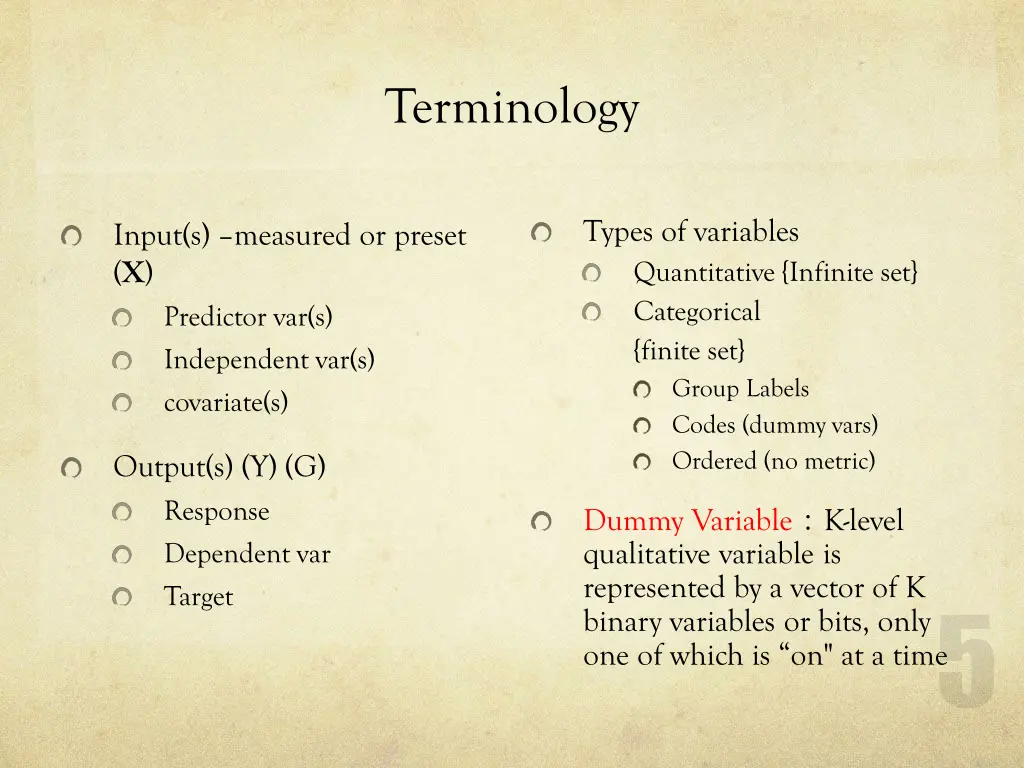 terminology