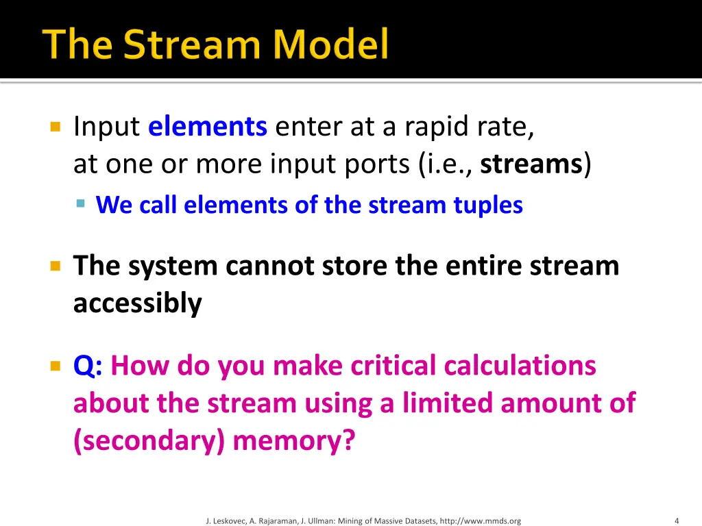 input elements enter at a rapid rate