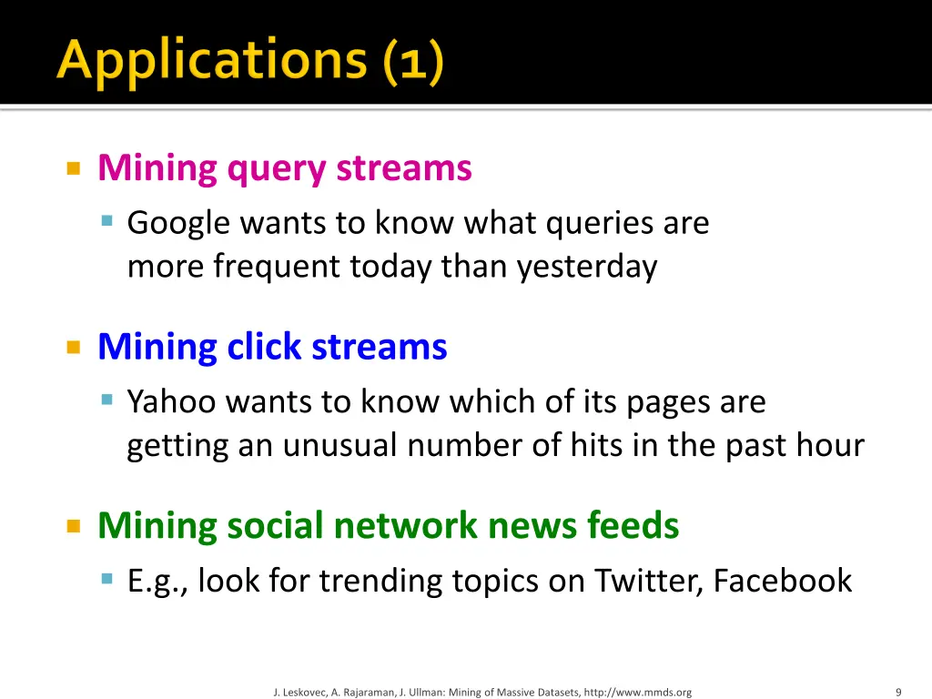 mining query streams google wants to know what