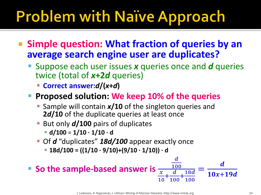 simple question what fraction of queries