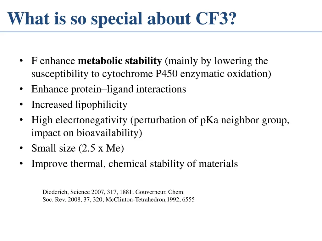 what is so special about cf3